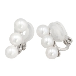 越田雅哉 アコヤ真珠 ラインイヤリング