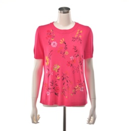 IVKO WOMAN フローラルパターン刺繍プルオーバー