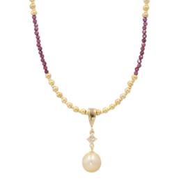 越田雅哉 南洋ゴールデンパールデザインペンダント