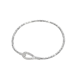 ナミビア産ダイヤ PT950ストレッチバングル 計0.35ctUP