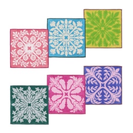 キャシーマム モアニ ミニタオル 6枚セット 約25×25cm