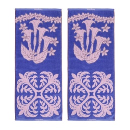 キャシーマム  モアニ フェイスタオル同色2枚セット 約34×80cm