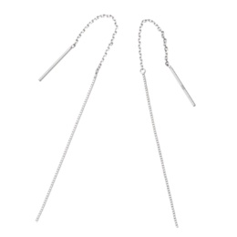 純プラチナ ベネチアンチェーン アメリカンピアス