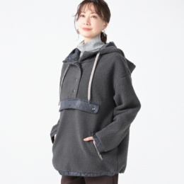 MASAGO 表ボアのプルオーバー