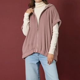  Provador 暖かマシュマロフーディーベスト