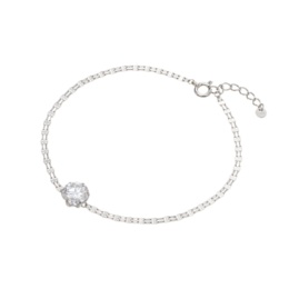 PT950/850合成モアッサナイト  ブレスレット 1.0ctUP