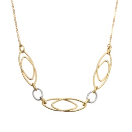 Aprire 10K ファンシーデザインボリュームネックレス