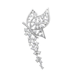 ボツワナ産ダイヤモンドPTバタフラペンダントヘッド計2ctUP