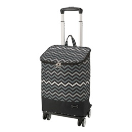 CHARMISS シェブロン柄4輪ショッピングカート ネット限定