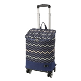 CHARMISS シェブロン柄4輪ショッピングカート ネット限定