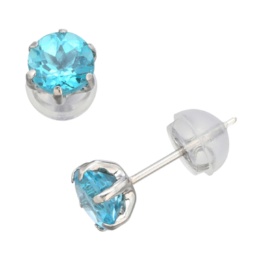 PT パライバカラーアパタイト ピアス 計1.0ctUP