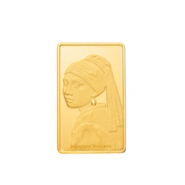 純金アート フェルメール「真珠の耳飾りの少女」10g