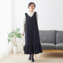 チュチュアンナ 裏起毛ジャンパースカート