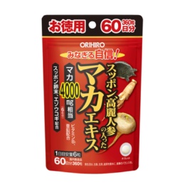 オリヒロスッポン高麗人参の入ったマカエキス徳用360粒