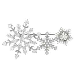 Jinka Nezu CZ フルールドネージュ ブローチ