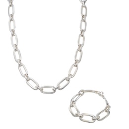 UNOAERRE シルバー925 カテナネックレス&ブレスレット セット