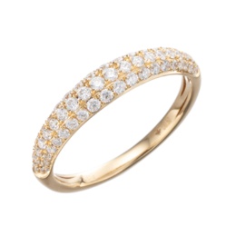 ネット限定18KYGカナディアンダイヤモンドリング計0.5ctUP