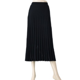 CARRIERE エレガントニットプリーツスカート