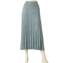 CARRIERE エレガントニットプリーツスカート