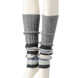ルナジュメール吸湿発熱糸なめらかニットレッグウォーマー