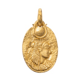  マエストロ 純金 ハトホル&ウァジェト ペンダントヘッド