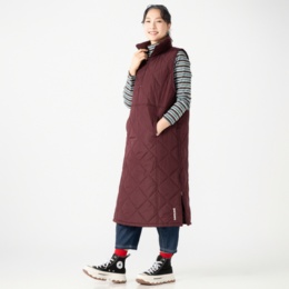  PERSONS キルティングサイドジップアップジャンスカ