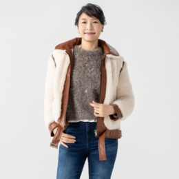  GUESS フェイクファージャケット