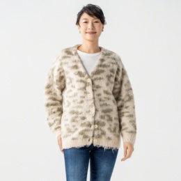 GUESS ジャガードカーディガン