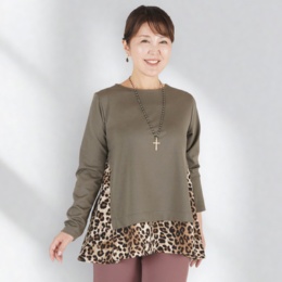 JEWEL MORRY’S レオパードレイヤープルオーバー