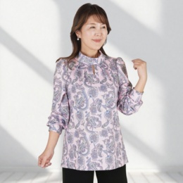 JEWEL MORRY’S プリントロールネックプルオーバー