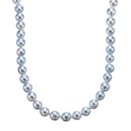 PT850 宇和島産ナチュラルブルーカラーアコヤ真珠 ネックレス