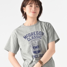 McGREGOR CLASSIC ヘリテージ柄プリント半袖Tシャツ