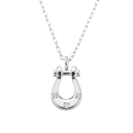 LA SOMA ダイヤモンド ホースシューペンダント