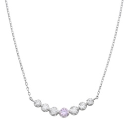 ピンクダイヤモンド PT ペンダント 0.04ctUP