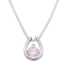 ピンクダイヤモンド PT ペンダント 0.08ctUP