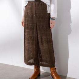 Coeur sucre レース編み2wayナロースカート