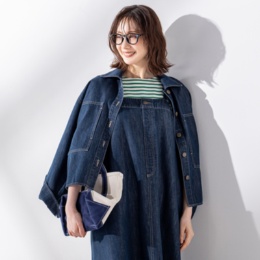 Coeur sucre ビッグポケット旬顔デニムジャケット