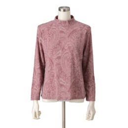  タカシマヤスタイルプリュ 暖かジャカードプルオーバー