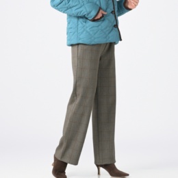 タカシマヤスタイルプリュ 尾州素材ワイドパンツ