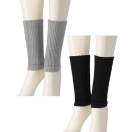 ジャヴィ メリノウールとシルク混の足首ウォーマー選べる2点