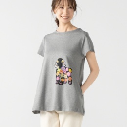 FairyStyle フラワー ベルスリーブロングプルオーバー