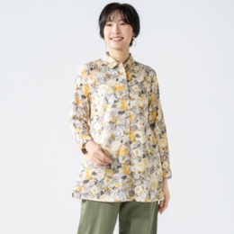 FairyStyle フラワー 総柄シャツブラウス