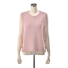  KiKKi ローゲージニットベスト