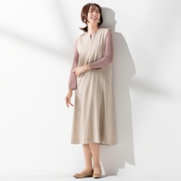 anatelier 上品見え フレアジャンパースカート