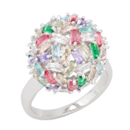 ジンカネヅ（JinkaNezu） JinkaNezu CZ プリズム ジュエル リング