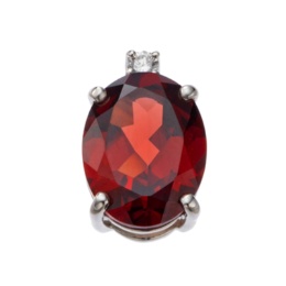 レッドガーネットPT950ペンダントヘッド1.4ctUP