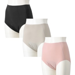 BRNYピース 薄くて快適!シームレス吸水ショーツ 3色セット