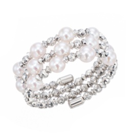 PT850 アコヤベビーパール フリーサイズ3連リング3mm