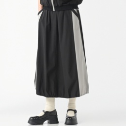 MINHA KILAKILA 配色使いバルーンプルオンスカート