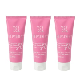 ヘパトリート（HEPATREAT） ヘパトリート 薬用保湿ハンドクリーム 60gｘ3本セット